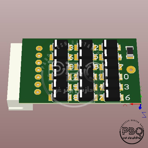 طراحی و تولید برد الکترونیکی مبدل لادری برای خودروهای مالتی پلکس