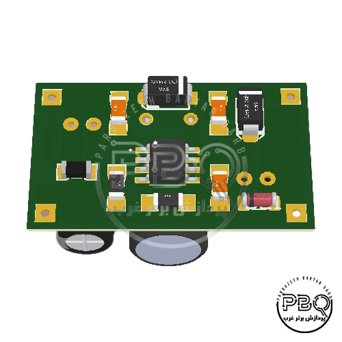 طراحی برد الکترونیک مبدل ولتاژ DC با جریان 3 آمپر