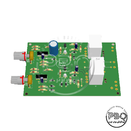 طراحی برد الکترونیکی استابلایزر ولتاژ خروجی ترانس